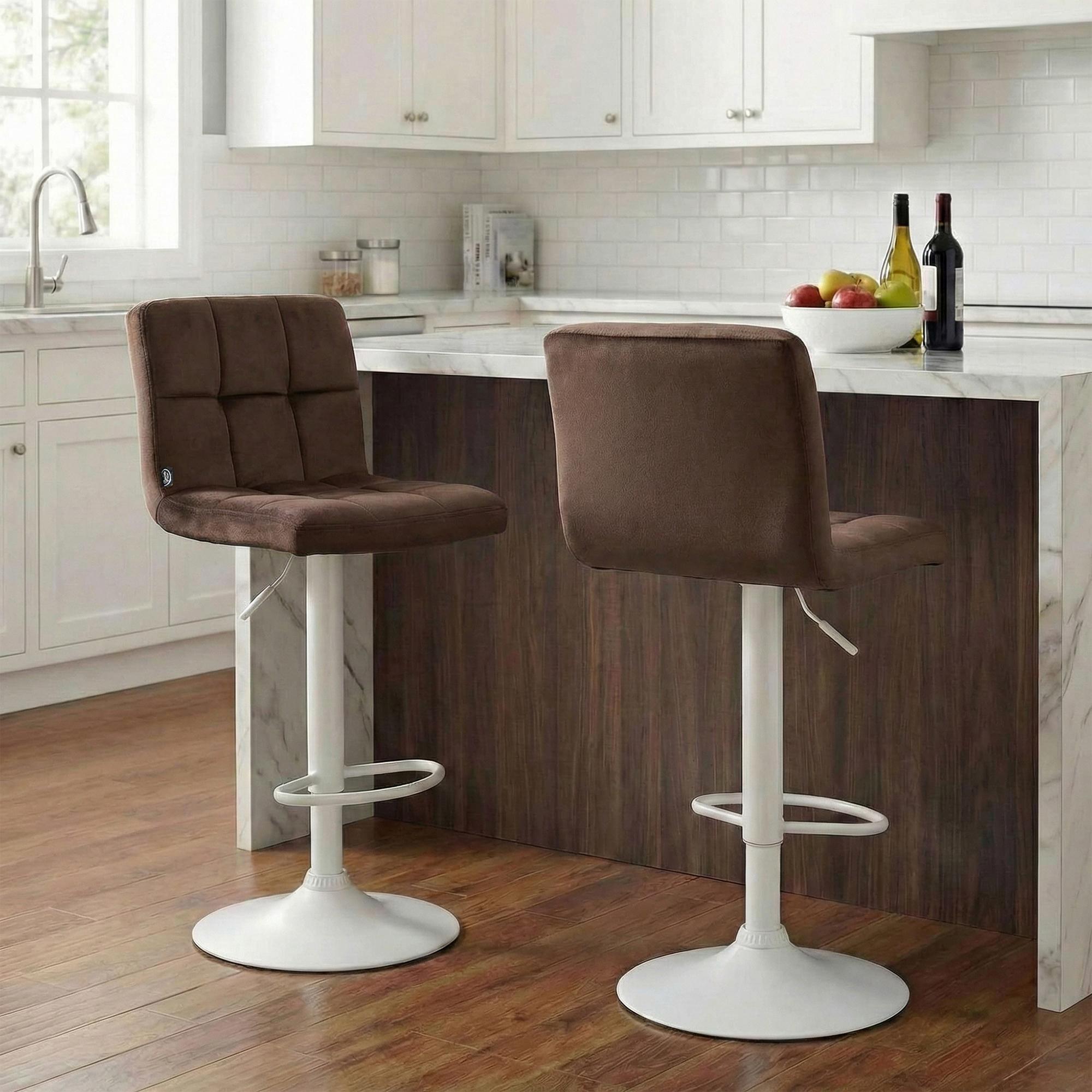 2er Set Barhocker Peru Samt
