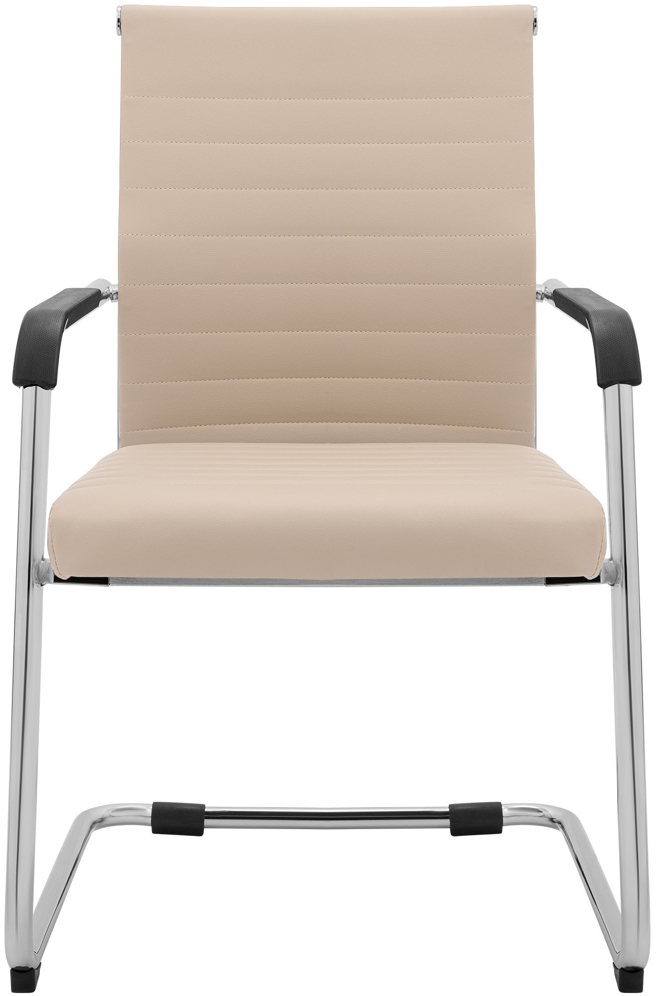 Freischwinger Hakon Lederoptik creme