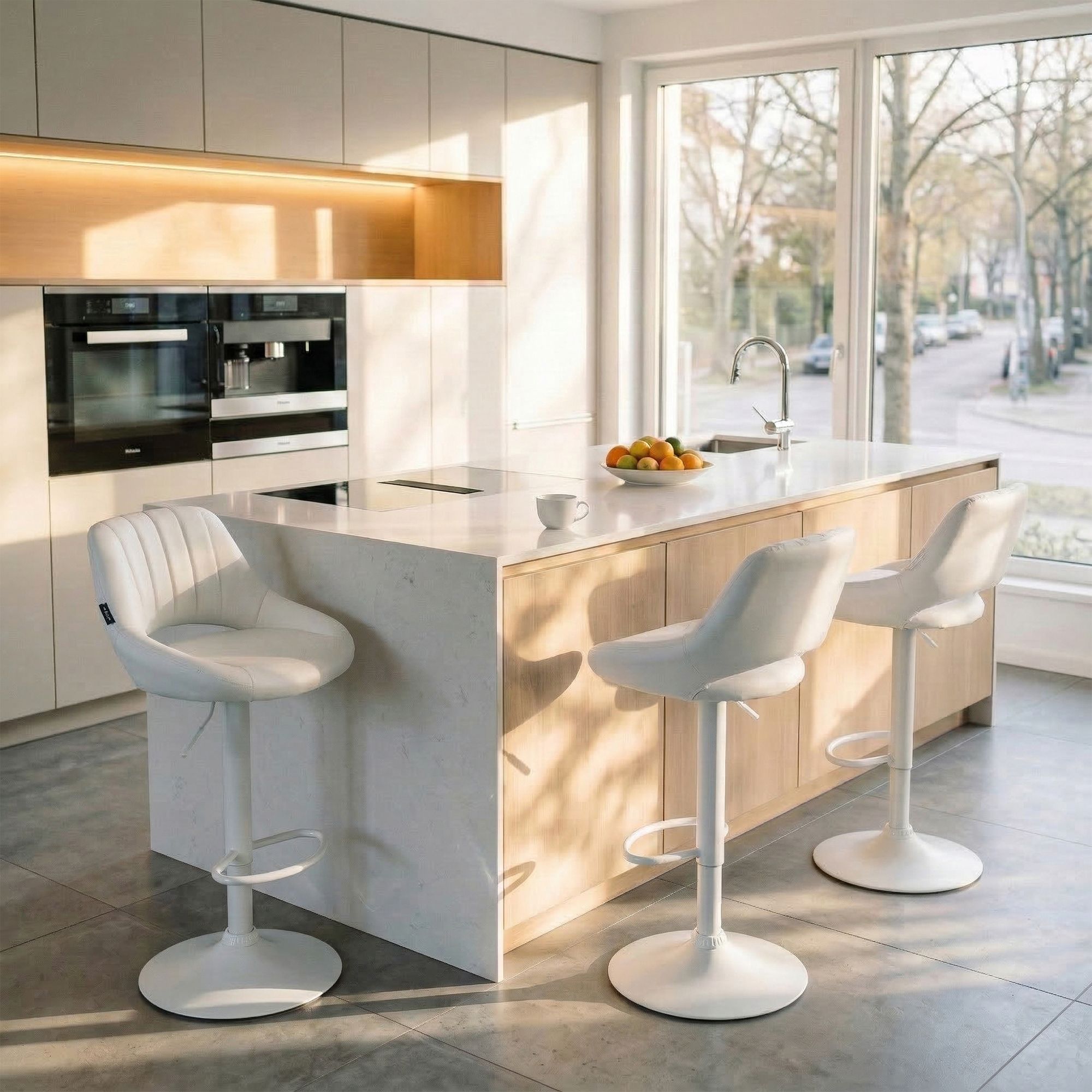 2er Set Barhocker Milet Kunstleder