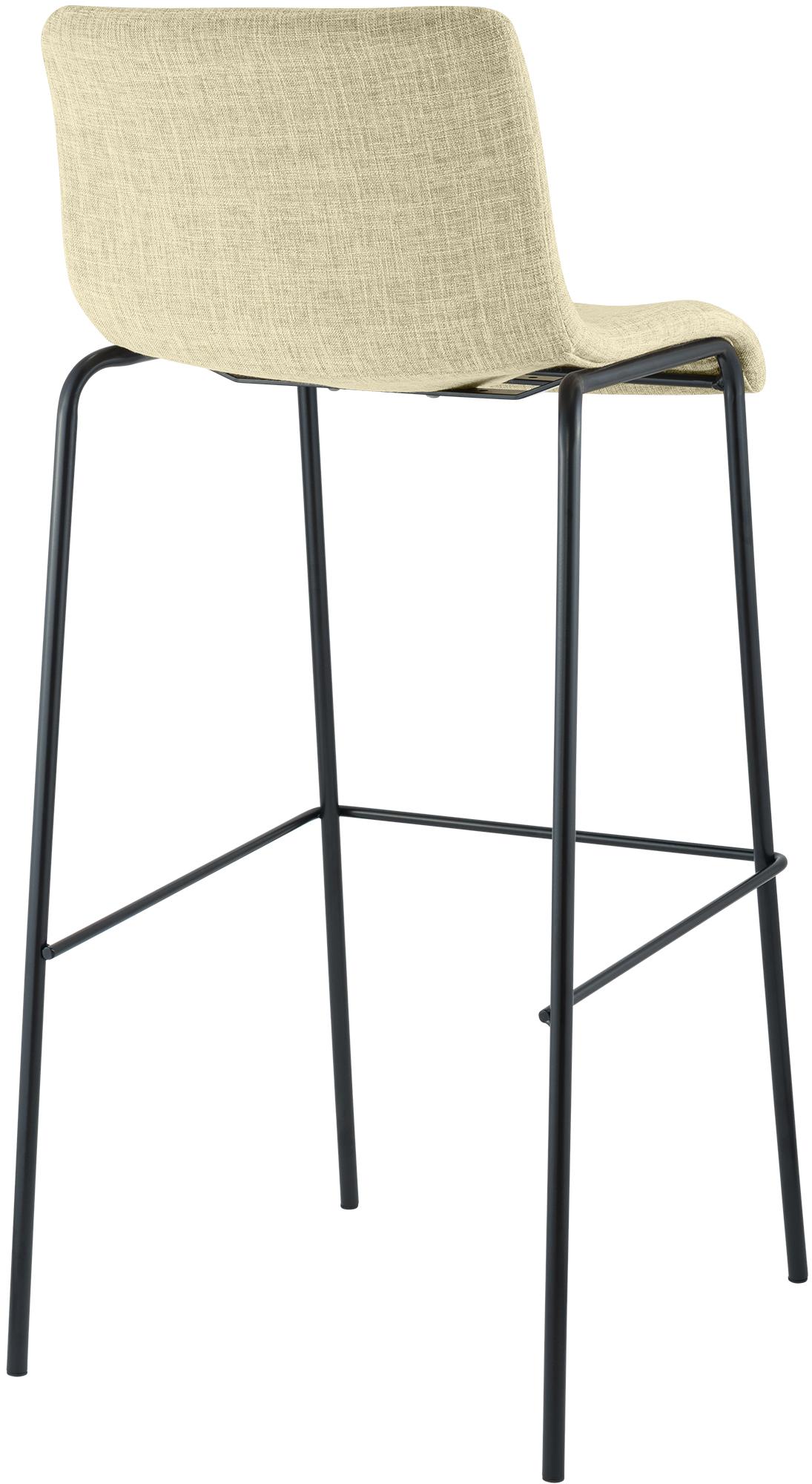 2er Set Barhocker Hover Stoff Vierfußgestell