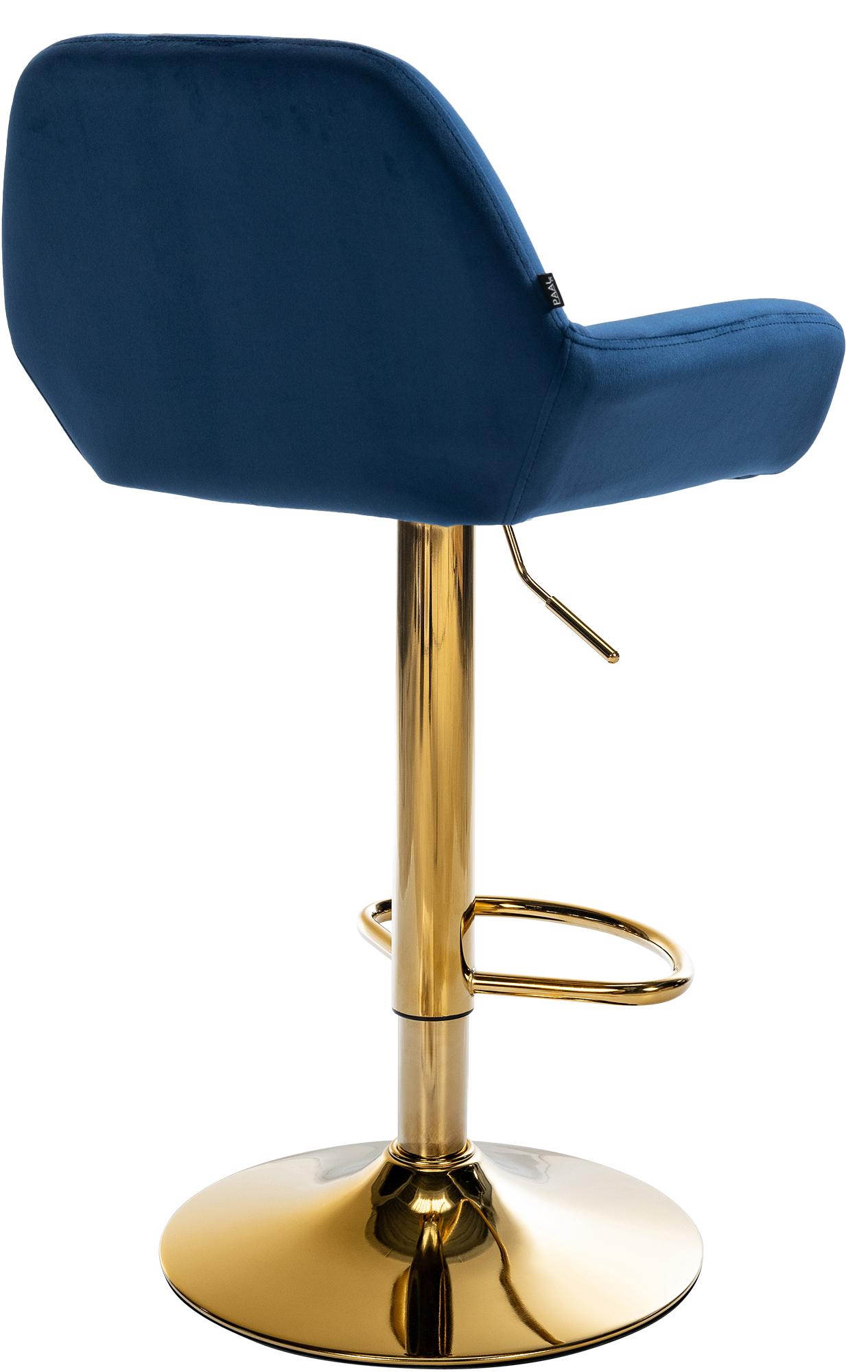 Barhocker Braga Gold Samt
