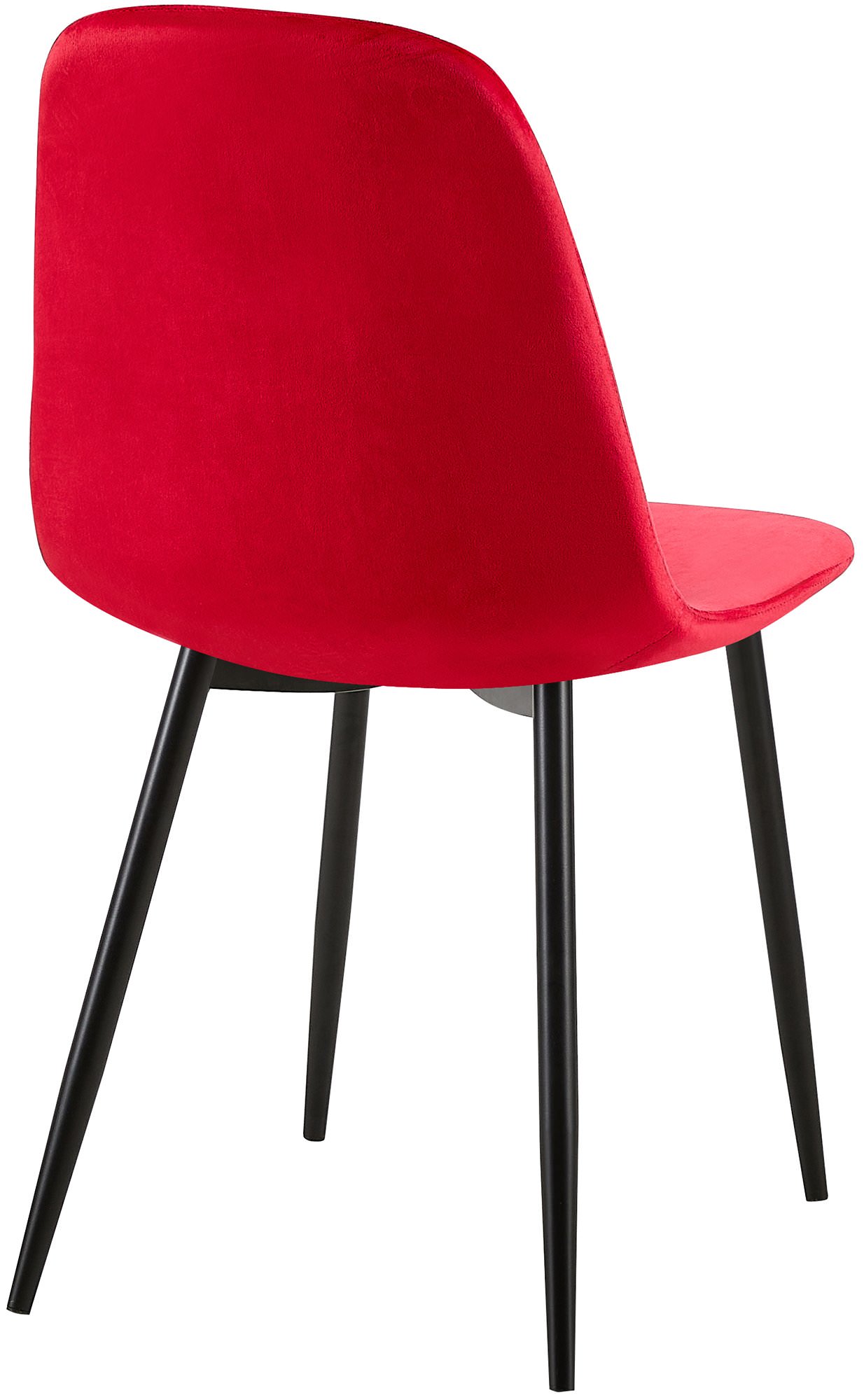 4er Set Stühle Giverny rot Samt