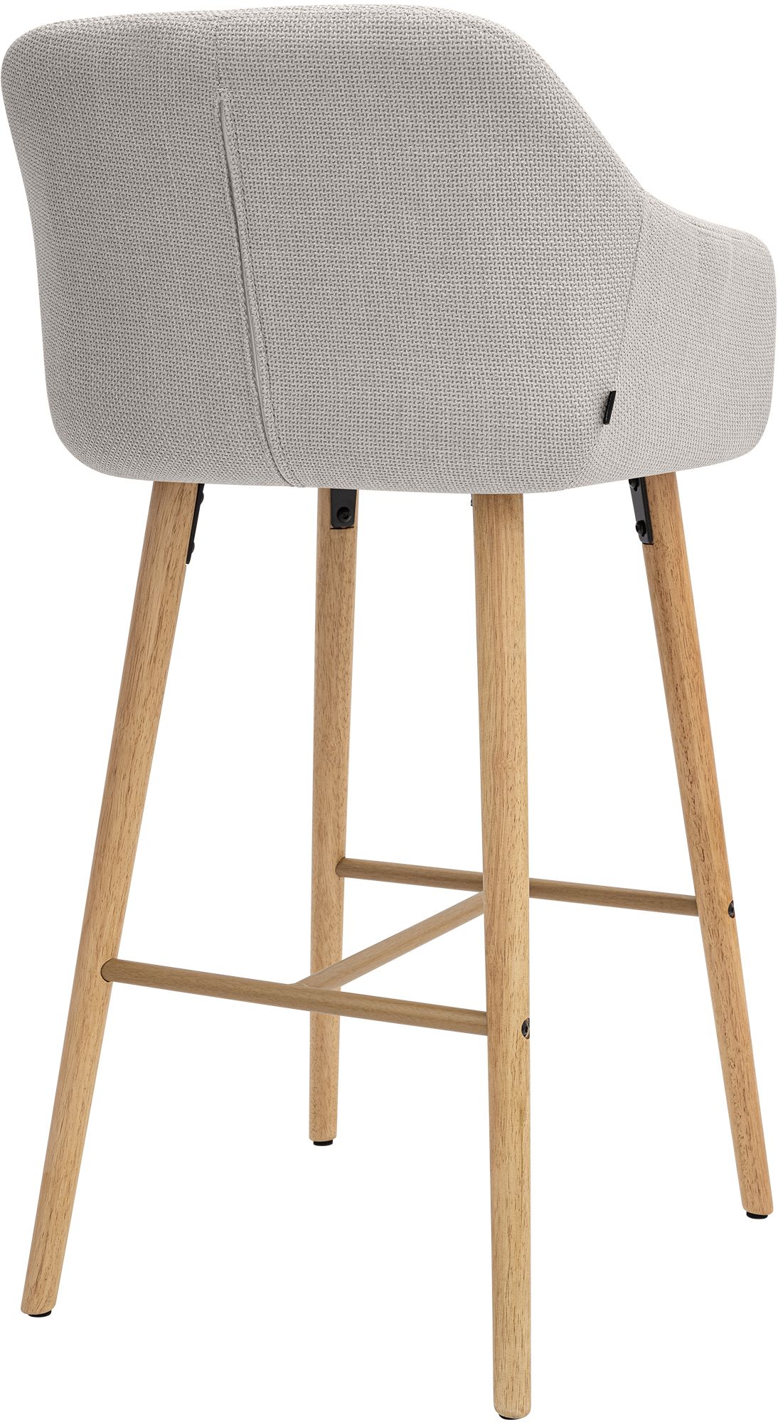 Barhocker Ando Stoff beige