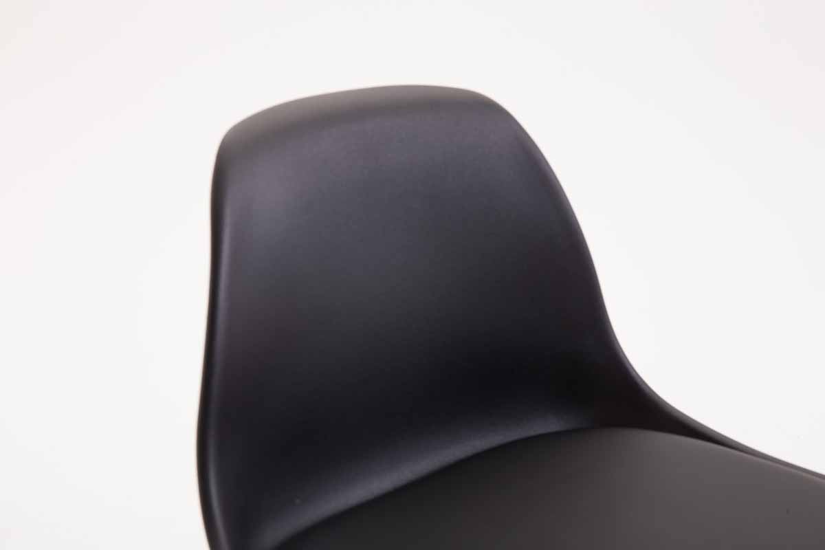 Barhocker Kiel Kunststoff schwarz chrom