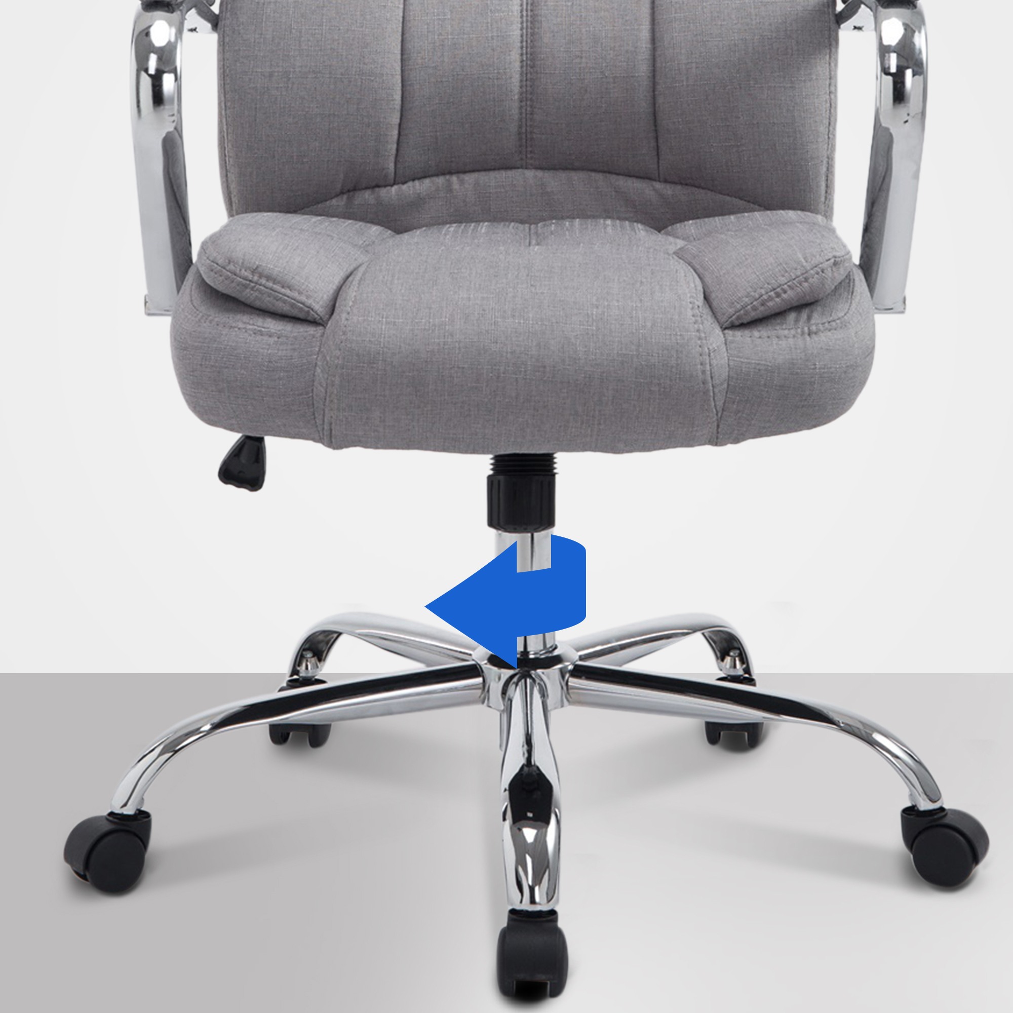 Bürostuhl XXL Xanthos Stoff