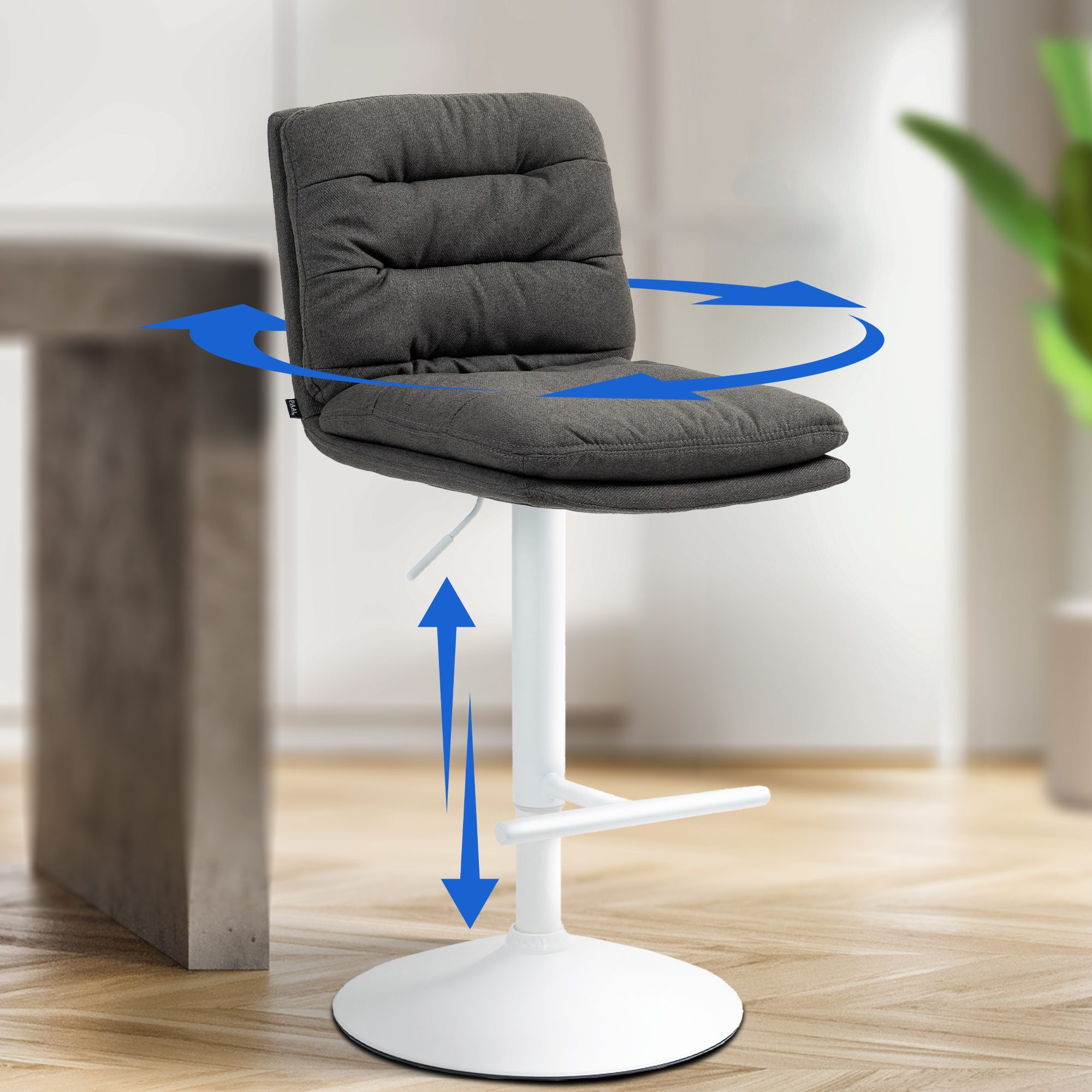 Barhocker Damar Stoff