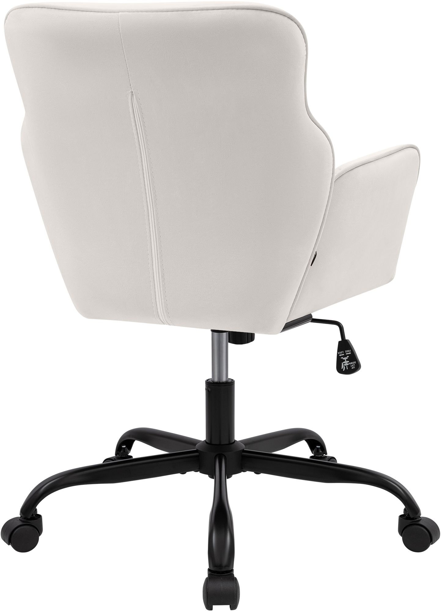 Bürostuhl Amado Samt creme