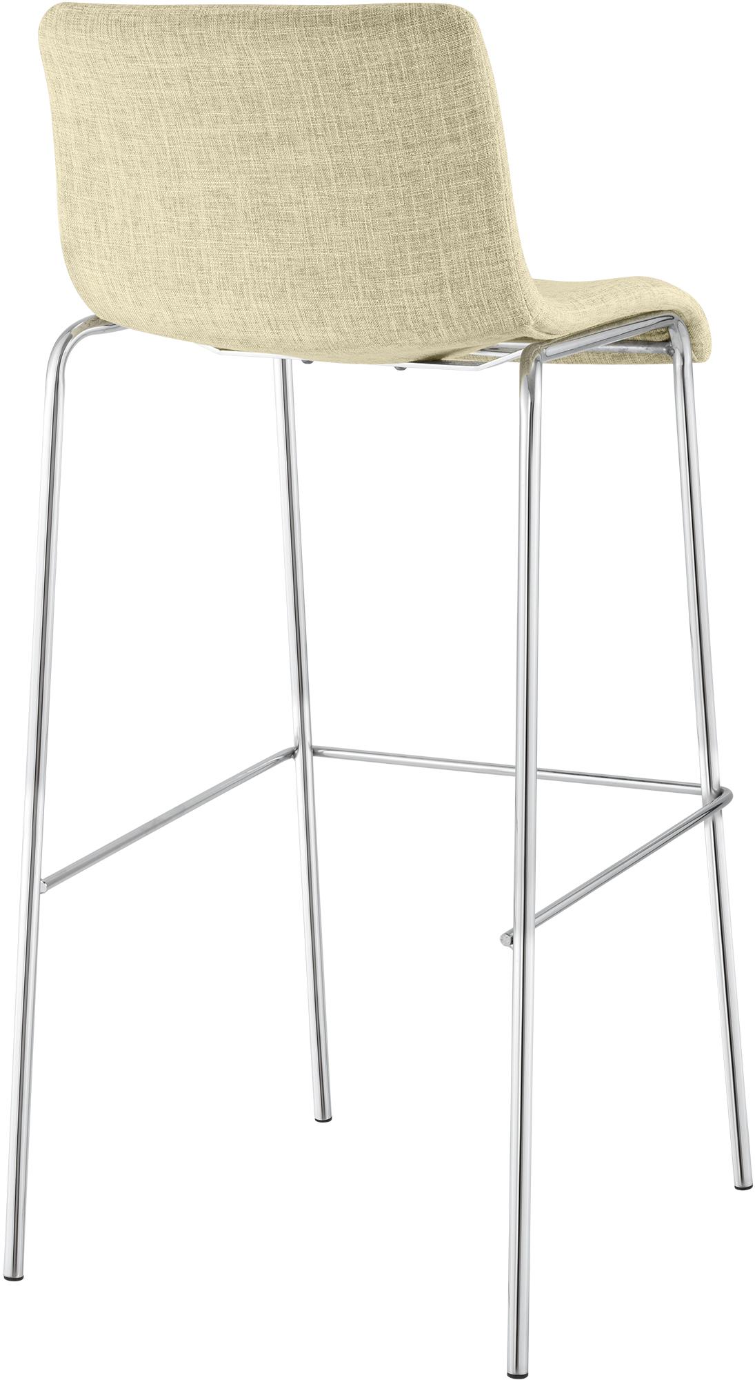 2er Set Barhocker Hover Stoff Vierfußgestell