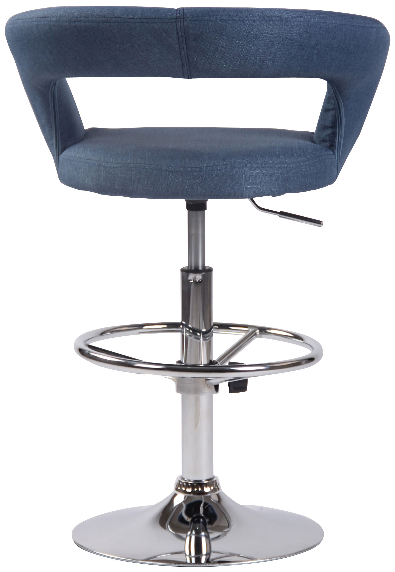 Barhocker Jaen blau Stoff