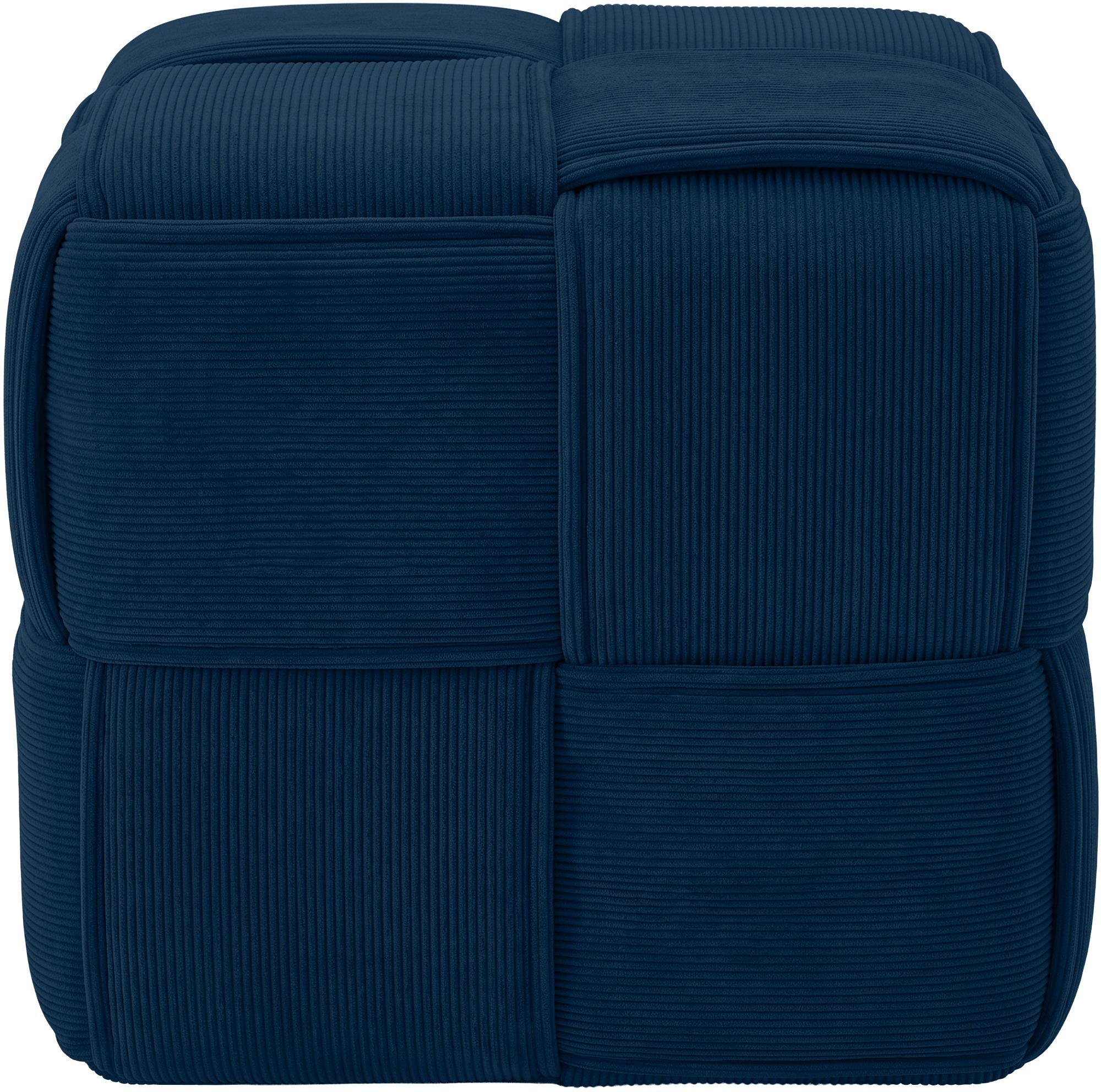 Sitzhocker Cord Forinta blau