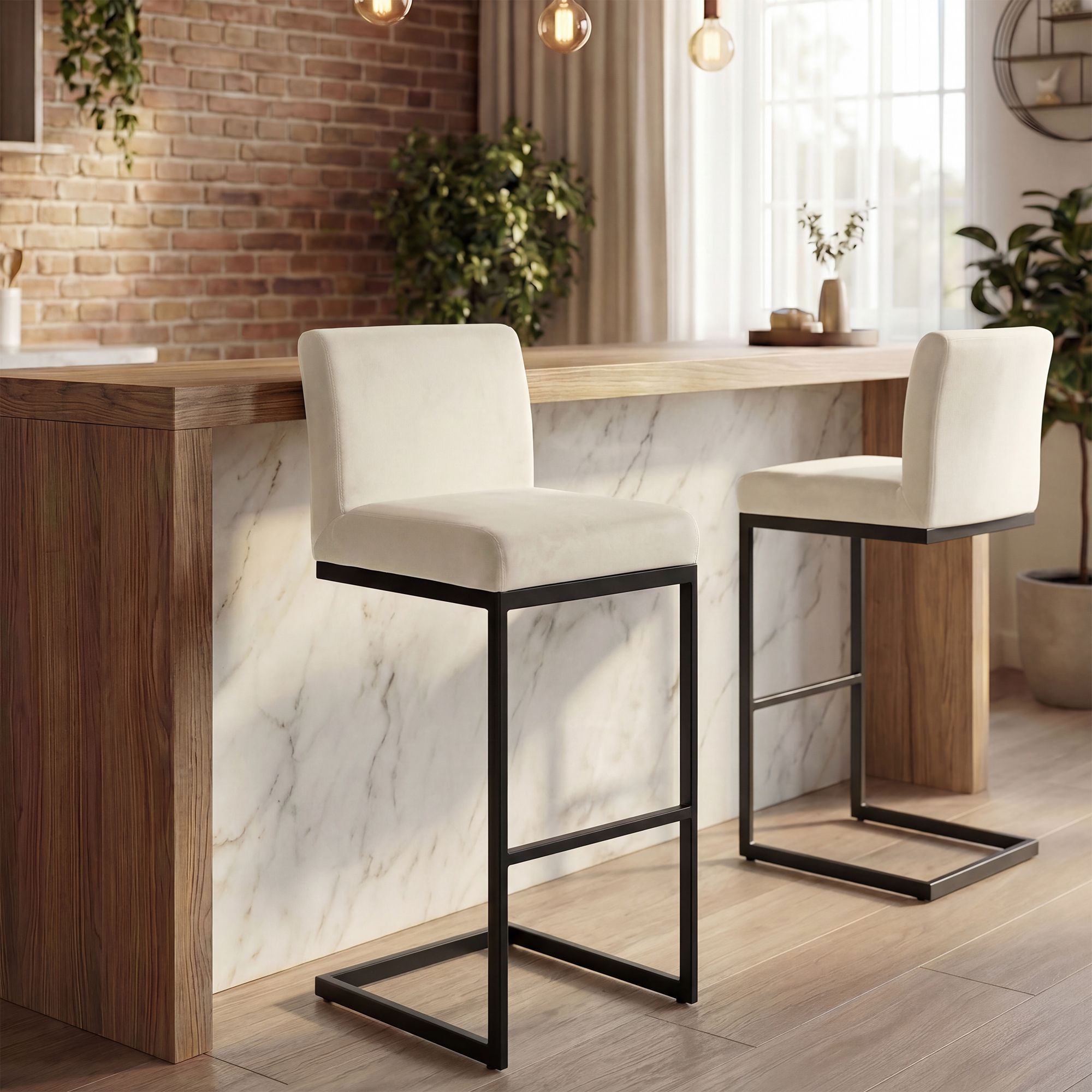 Barhocker Hopewell Samt