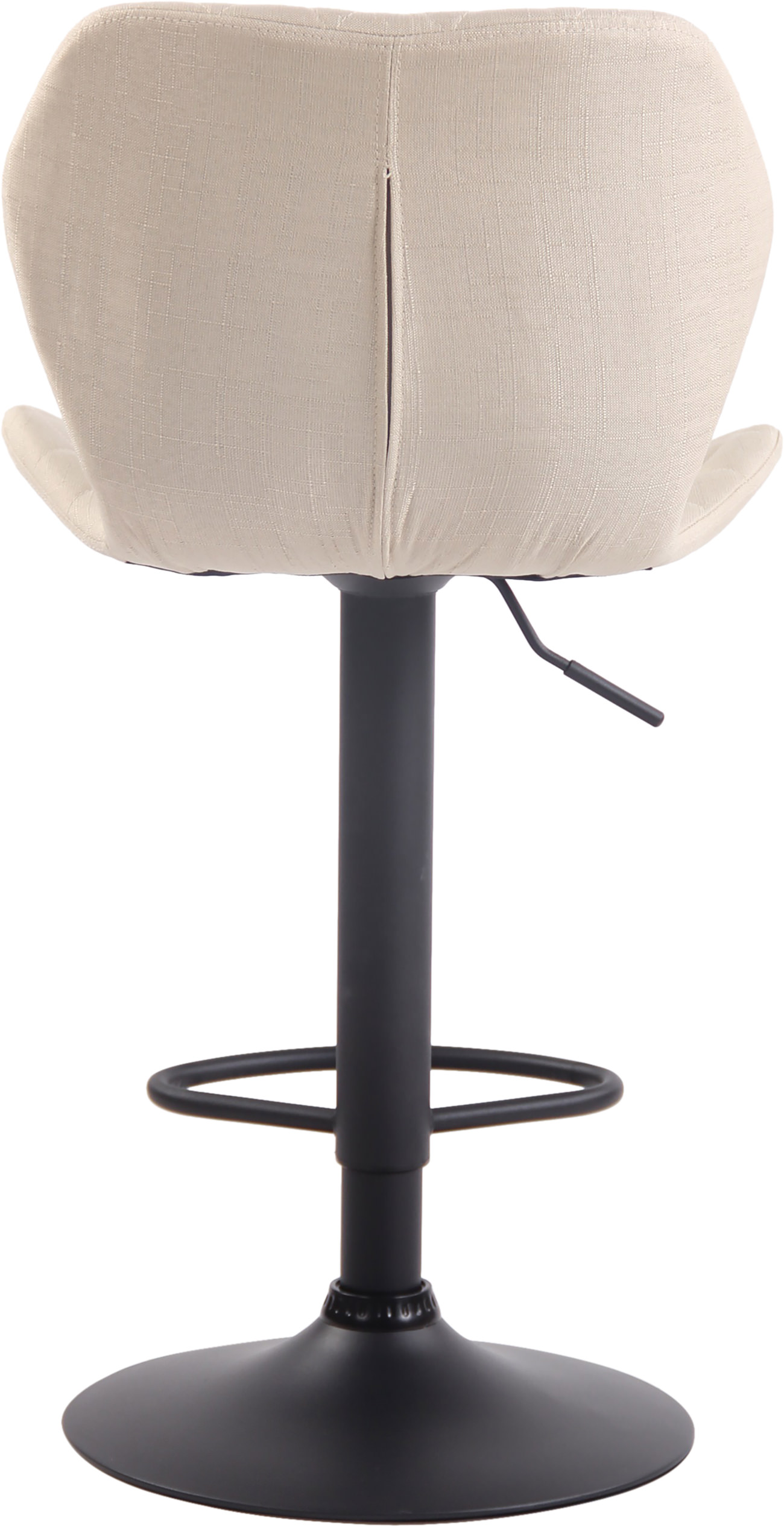 2er Set Barhocker Cork Stoff creme schwarz