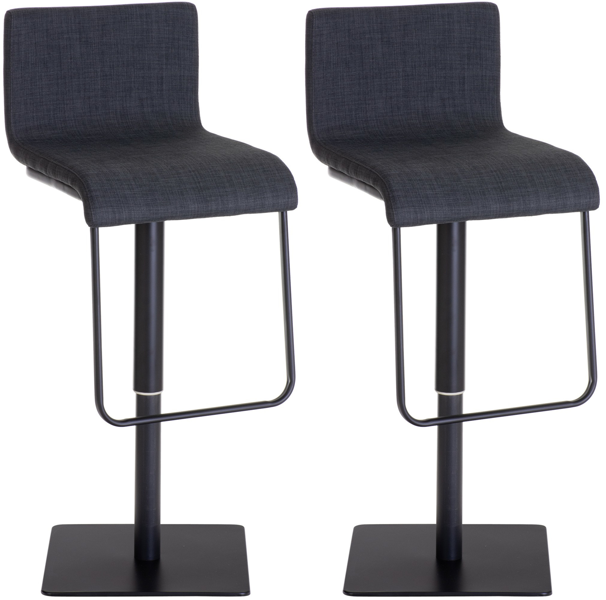 2er Set Barhocker Limon Stoffbezug