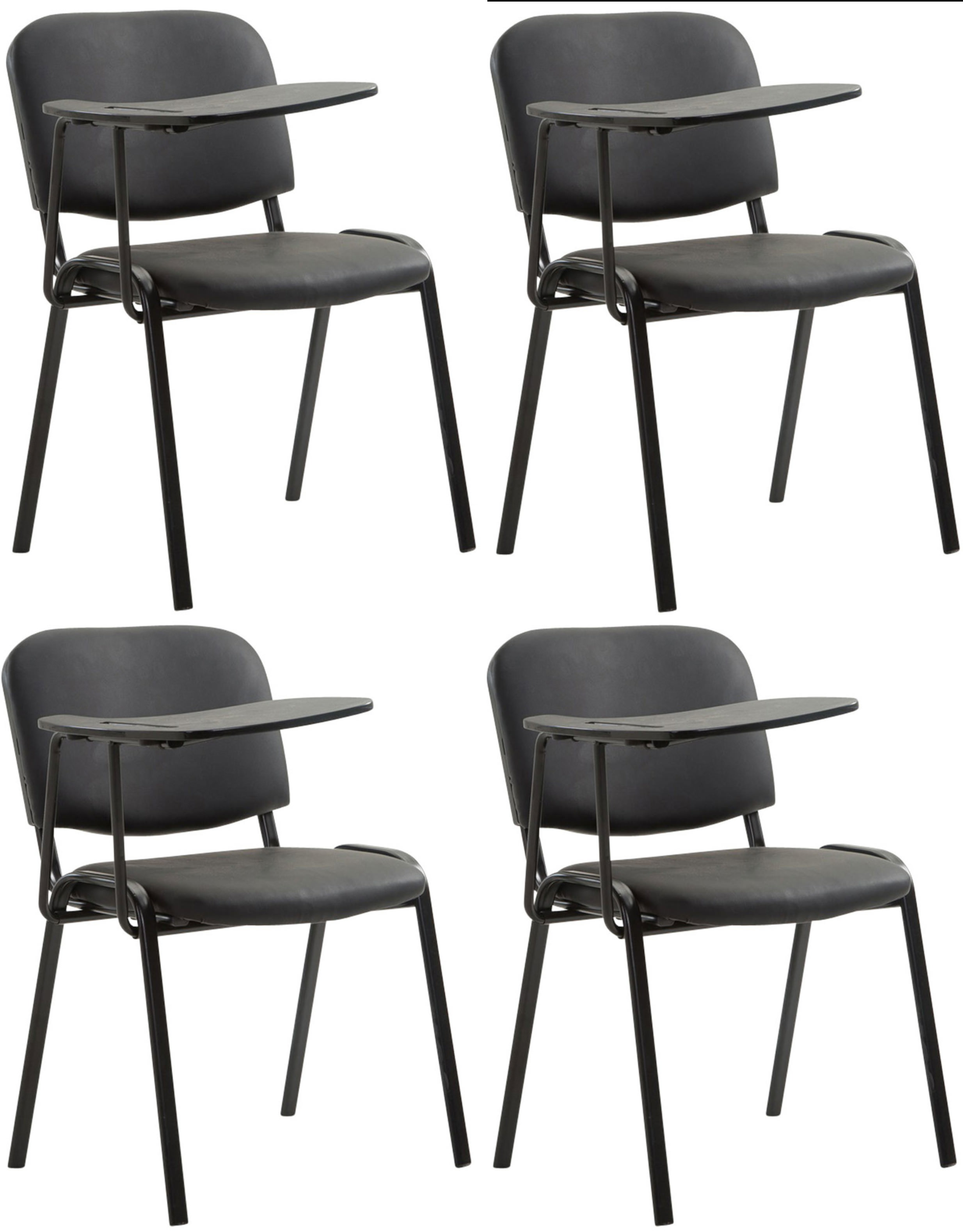 4er Set Stühle Ken mit Klapptisch Kunstleder | 318799