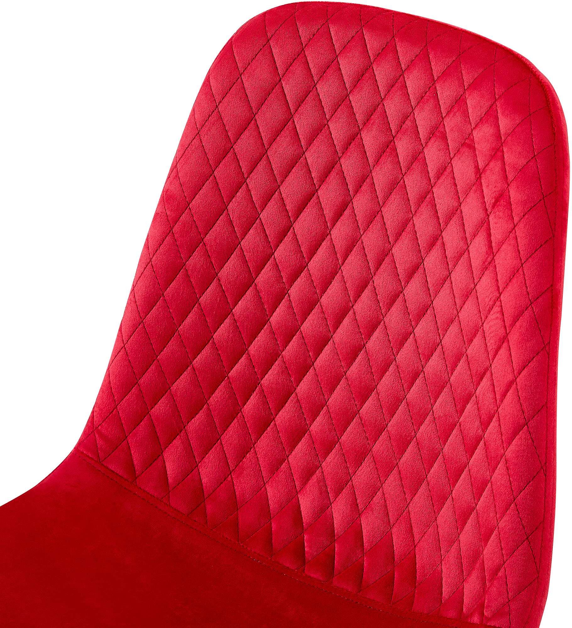 4er Set Stühle Giverny rot Samt