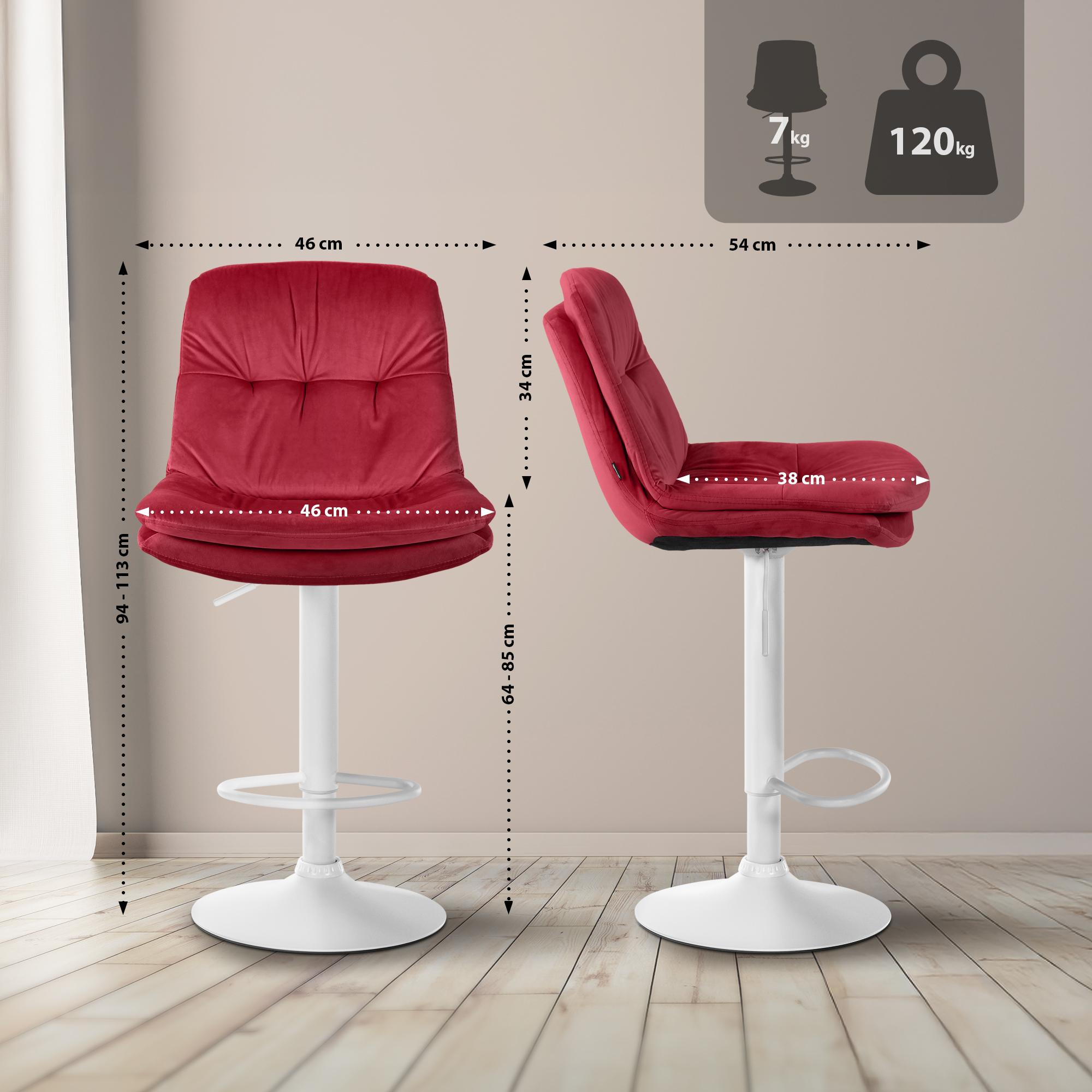 Barhocker Laurel Samt