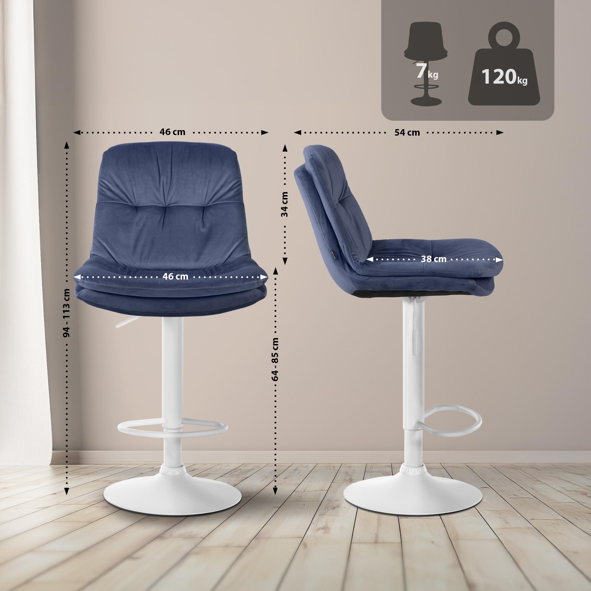 Barhocker Laurel Samt