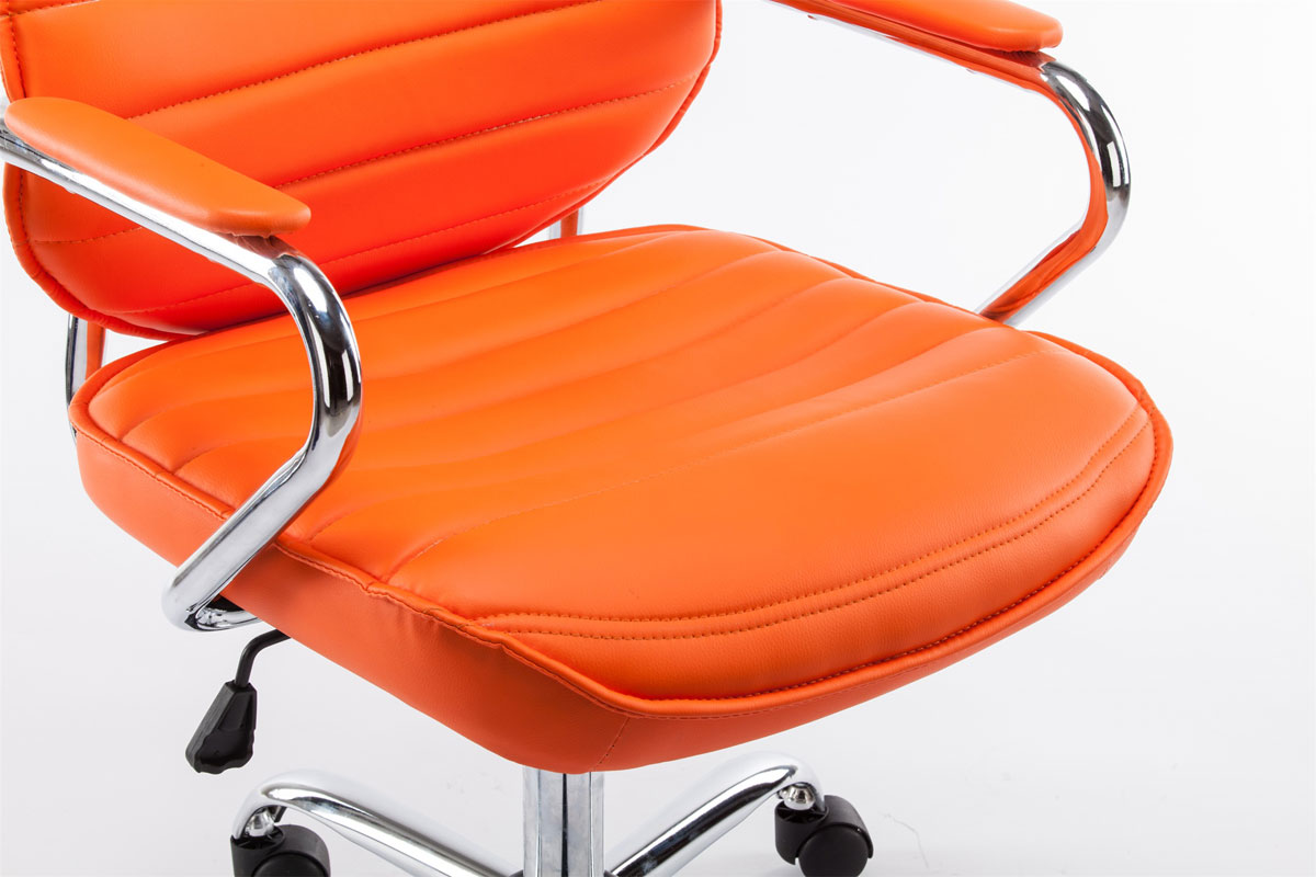 Bürostuhl Rako Kunstleder orange