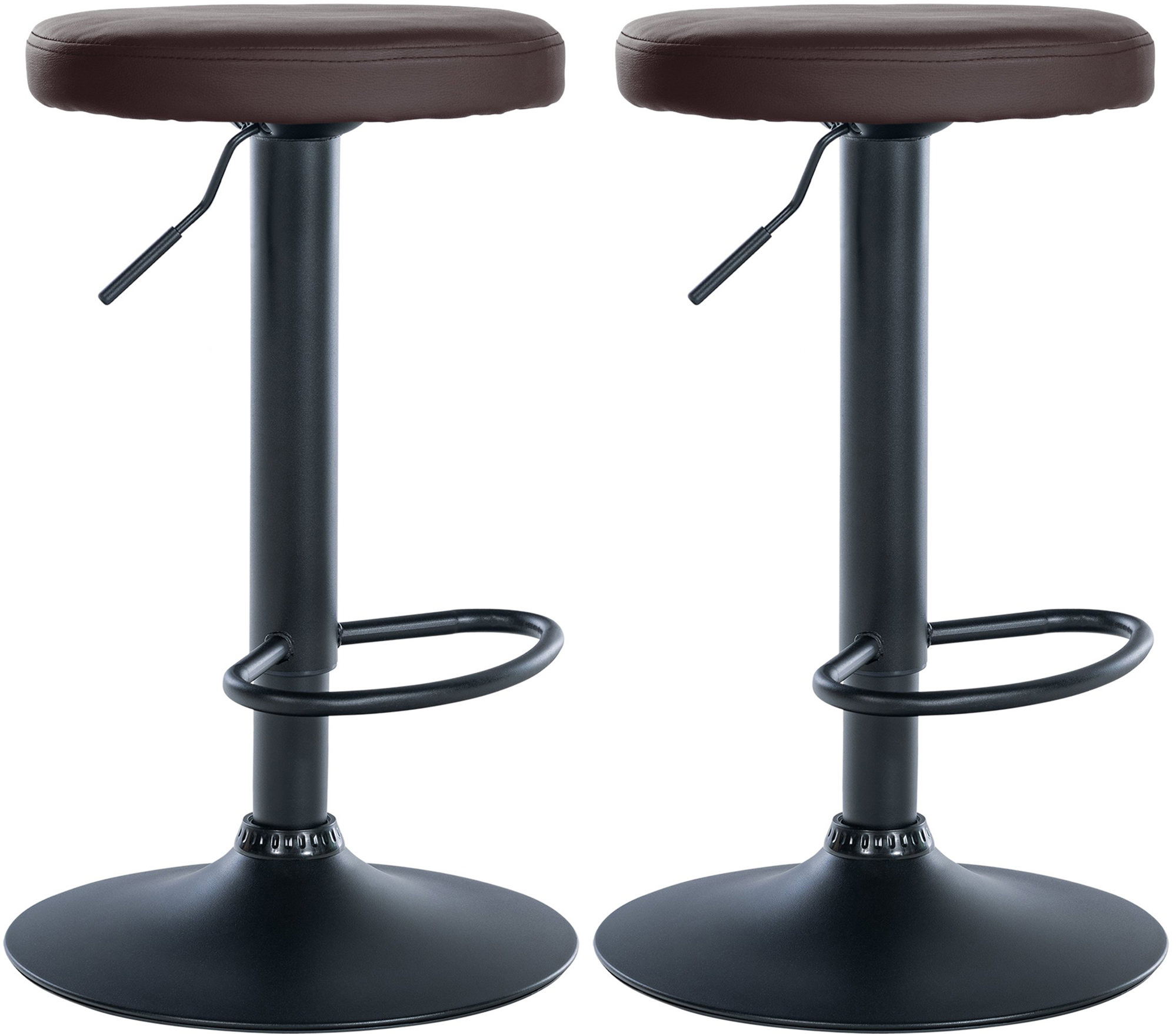 2er Set Barhocker Ponte Kunstleder