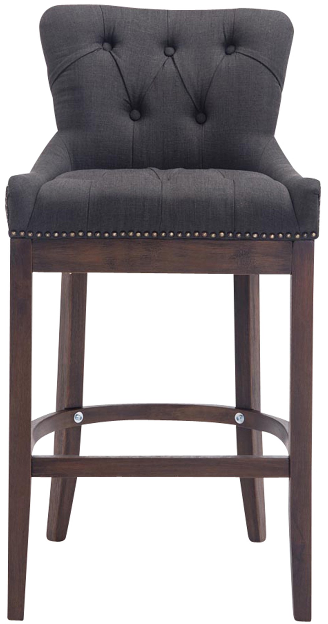 Barhocker Lakewood Stoff, Antik-dunkel