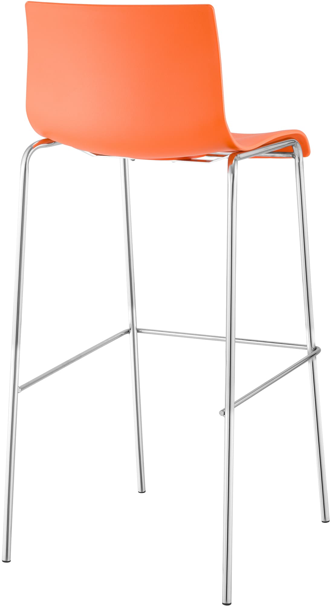Barhocker Hover Kunststoff 4-Fuß Gestell
