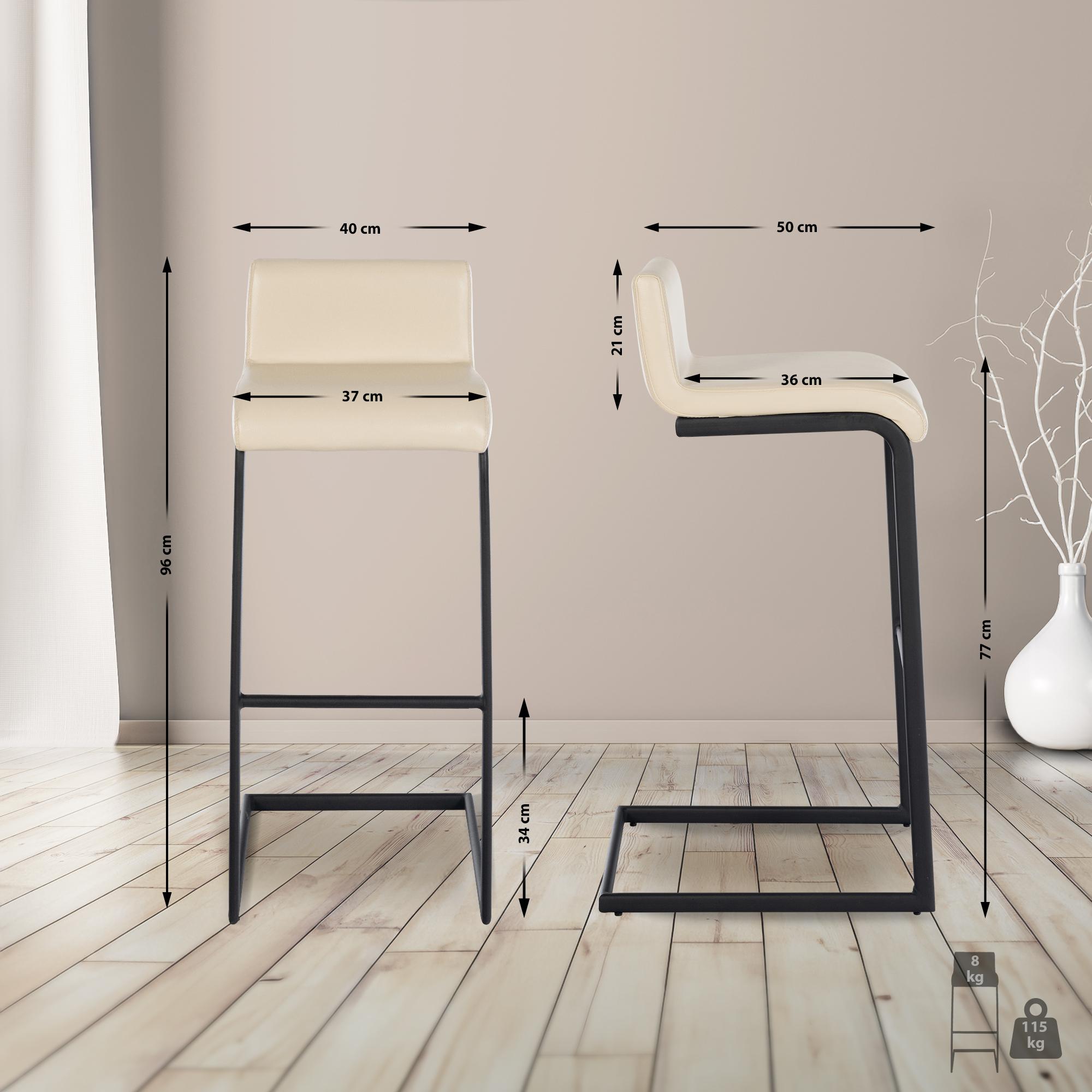 Barhocker Newport Schwarz