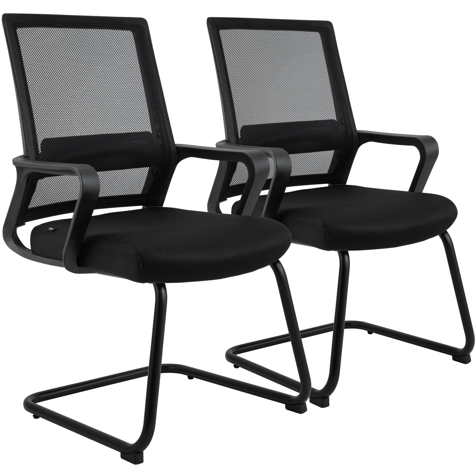 2er Set Freischwinger Hanka schwarz