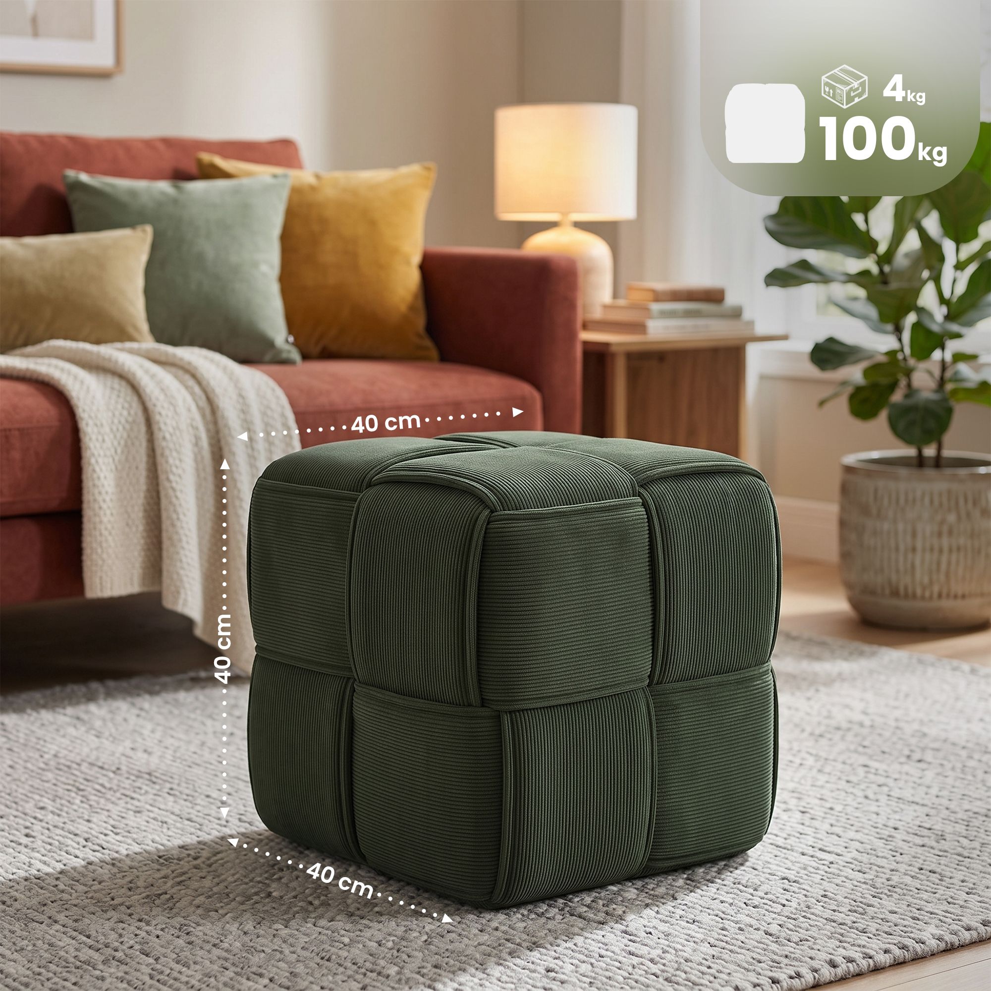 Sitzhocker Cord Forinta