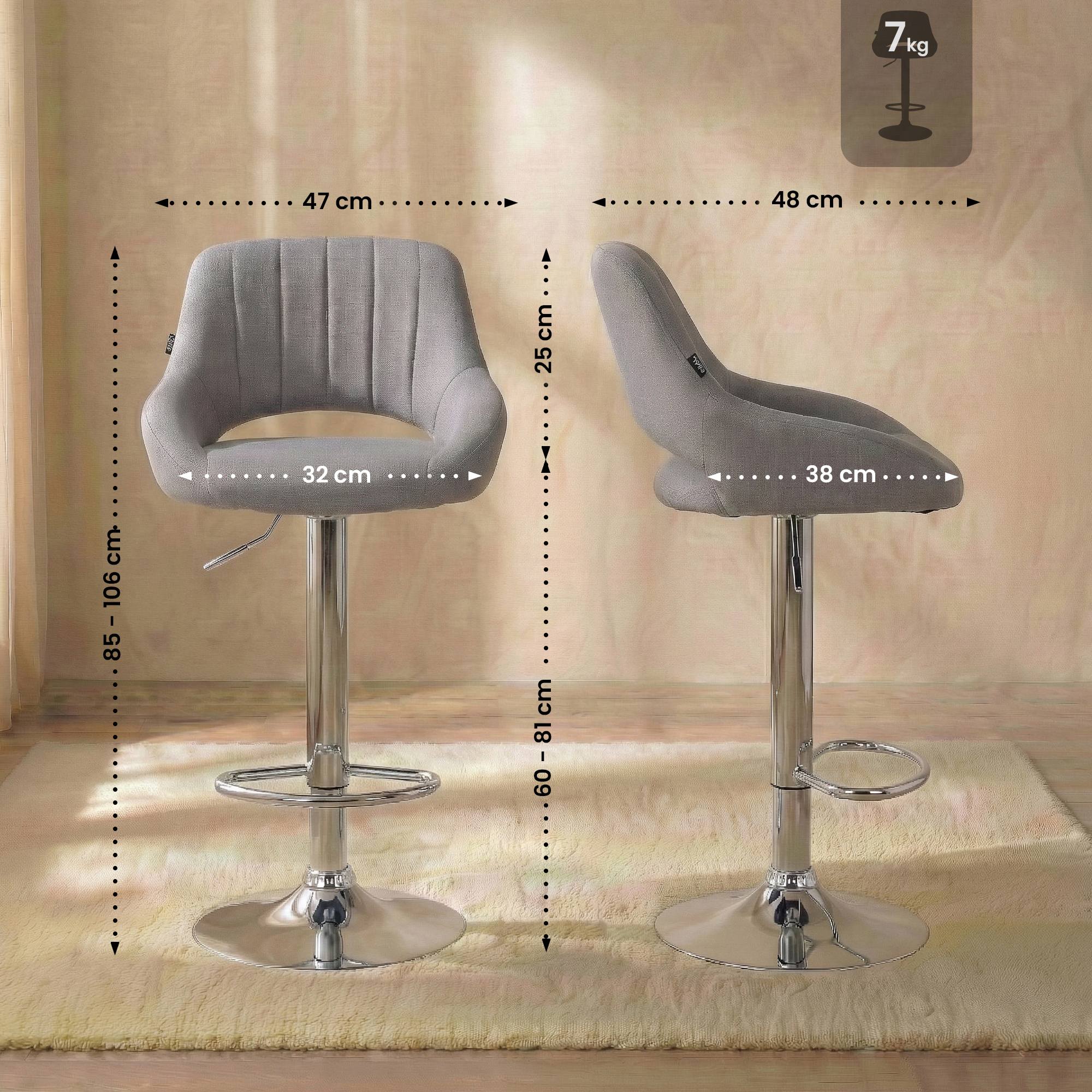 Barhocker Milet Stoff