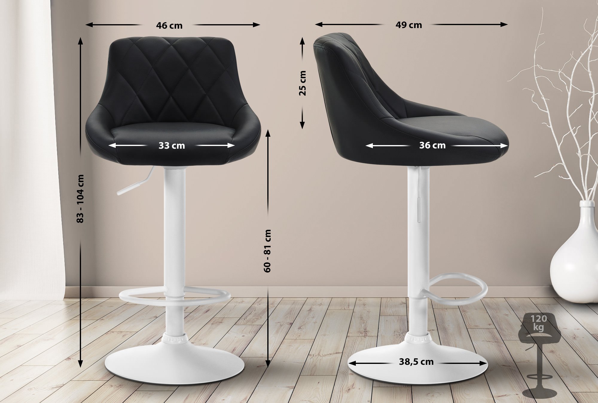 Barhocker Lazio Kunstleder