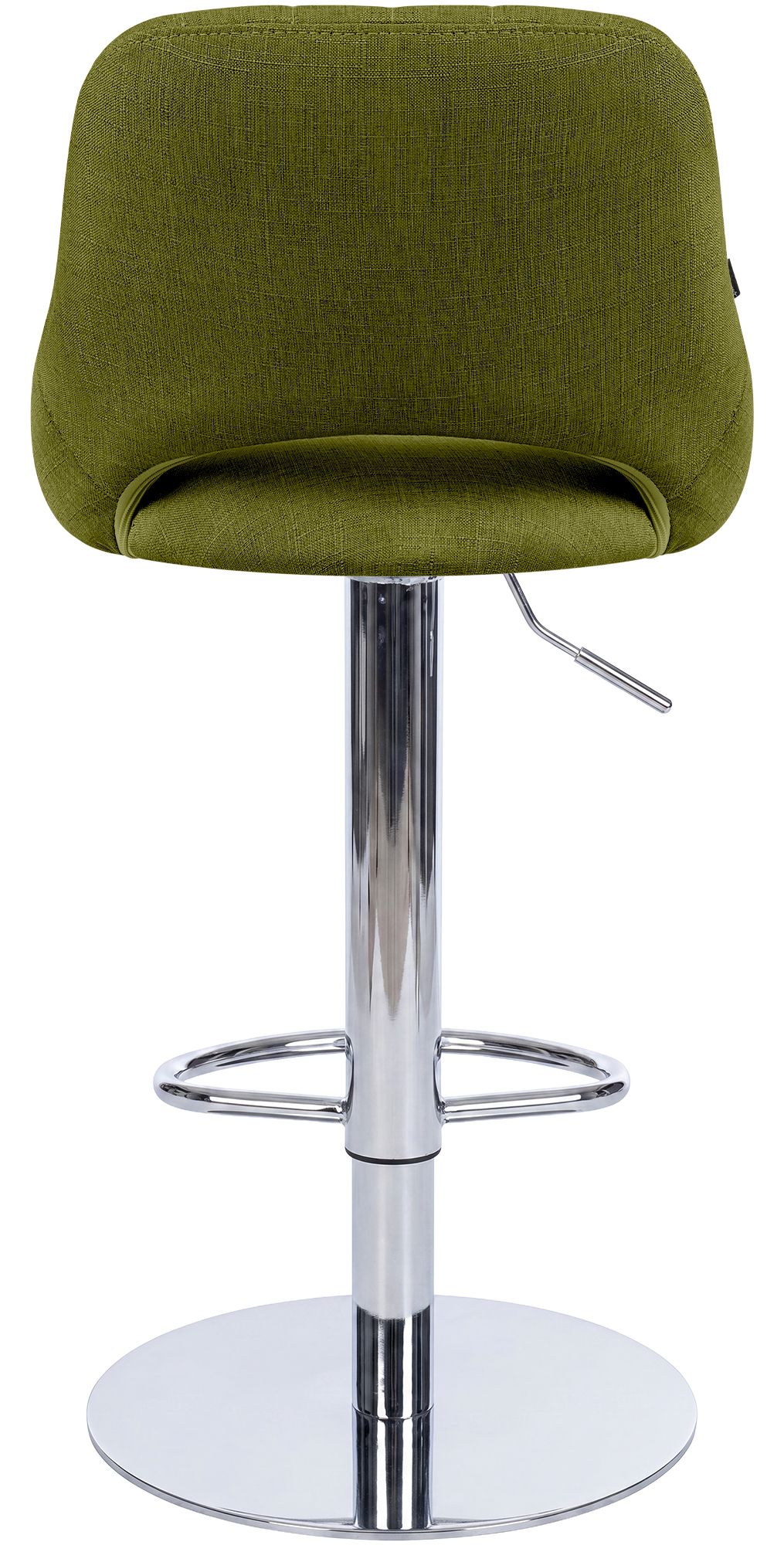 2er Set Barhocker Milet Chrom mit extra schweren Standfüßen