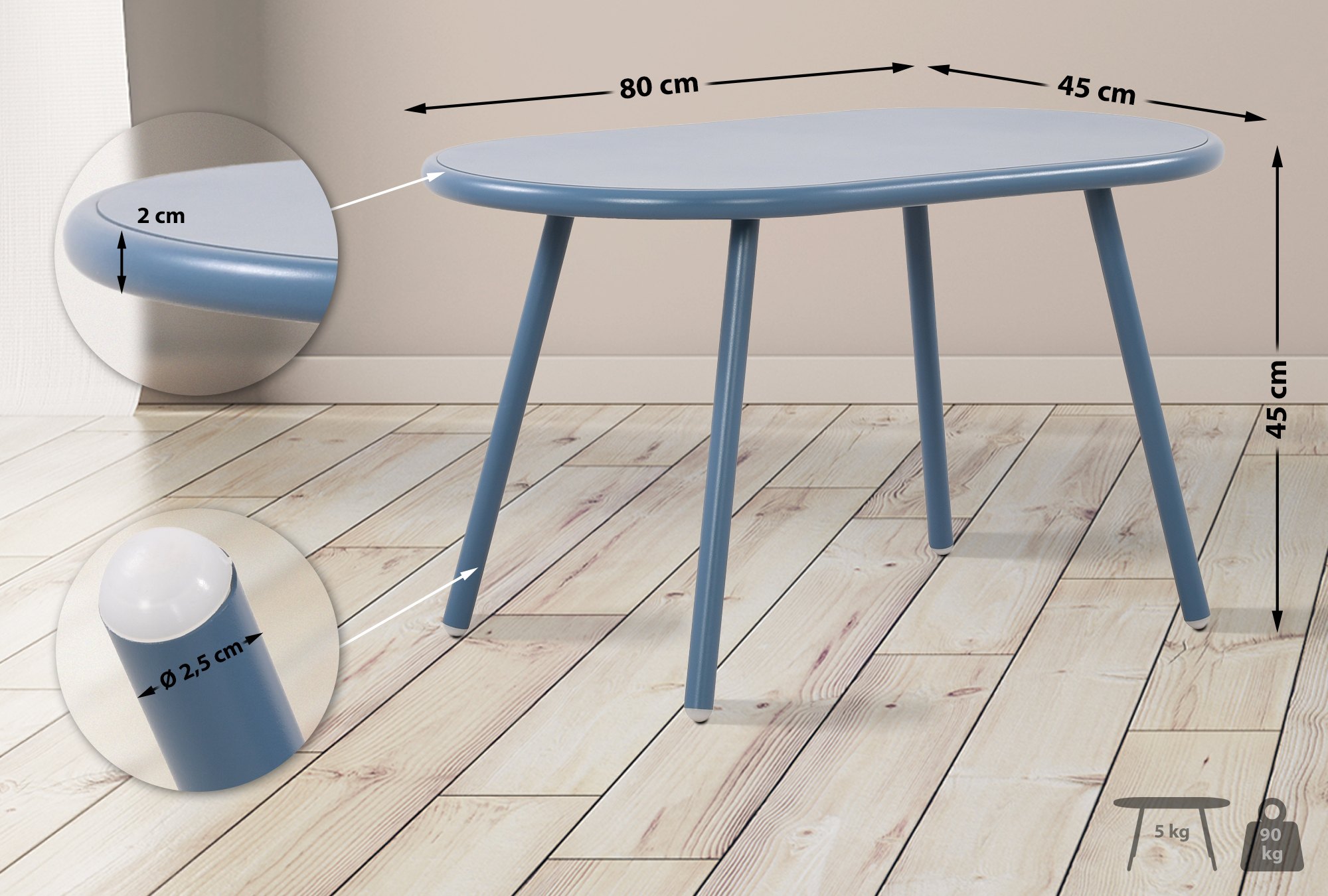 Outdoor Couchtisch Velva