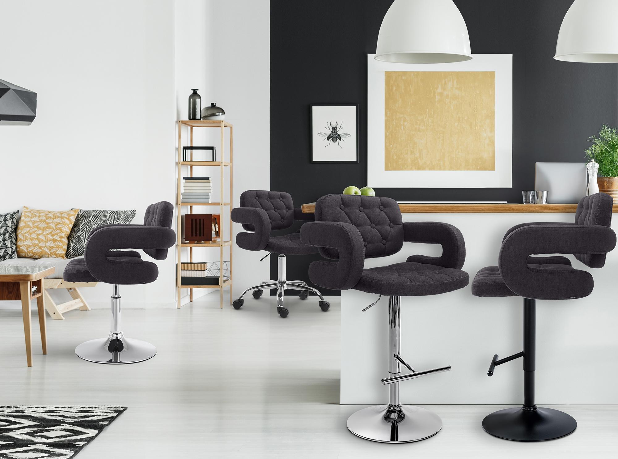 2er Set Barhocker Dublin Stoff