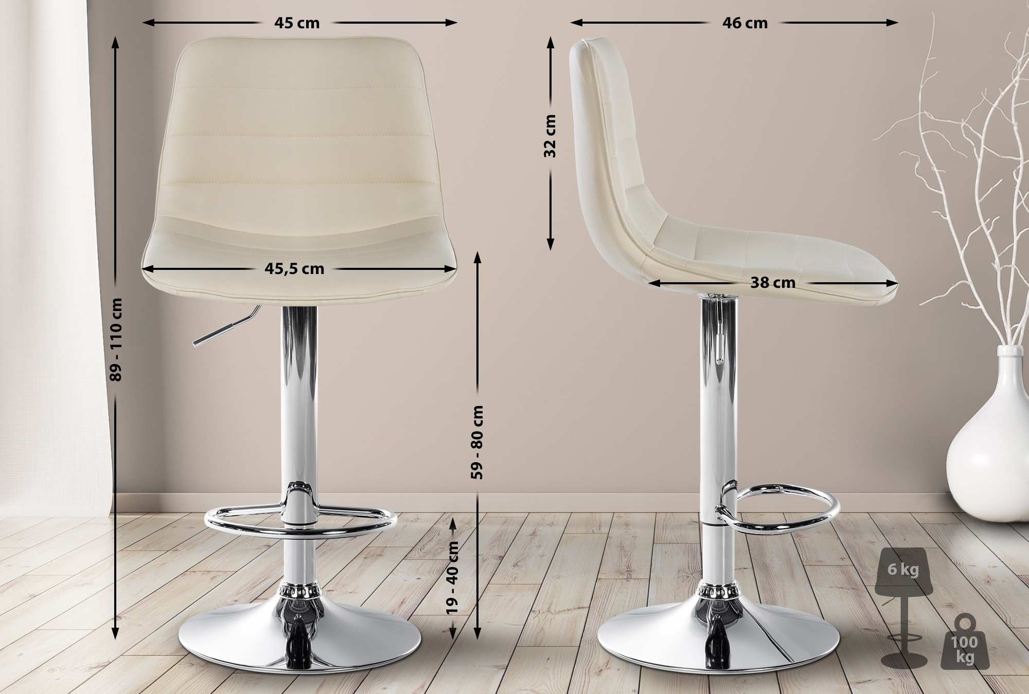 Barhocker Lex Kunstleder