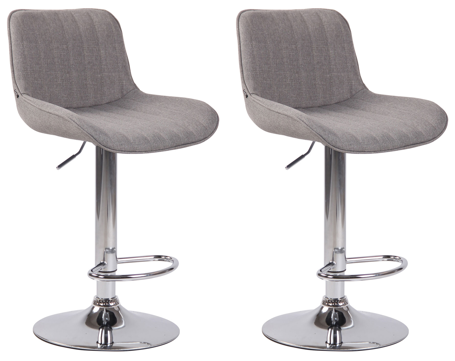 2er Set Barhocker Lentini Stoff