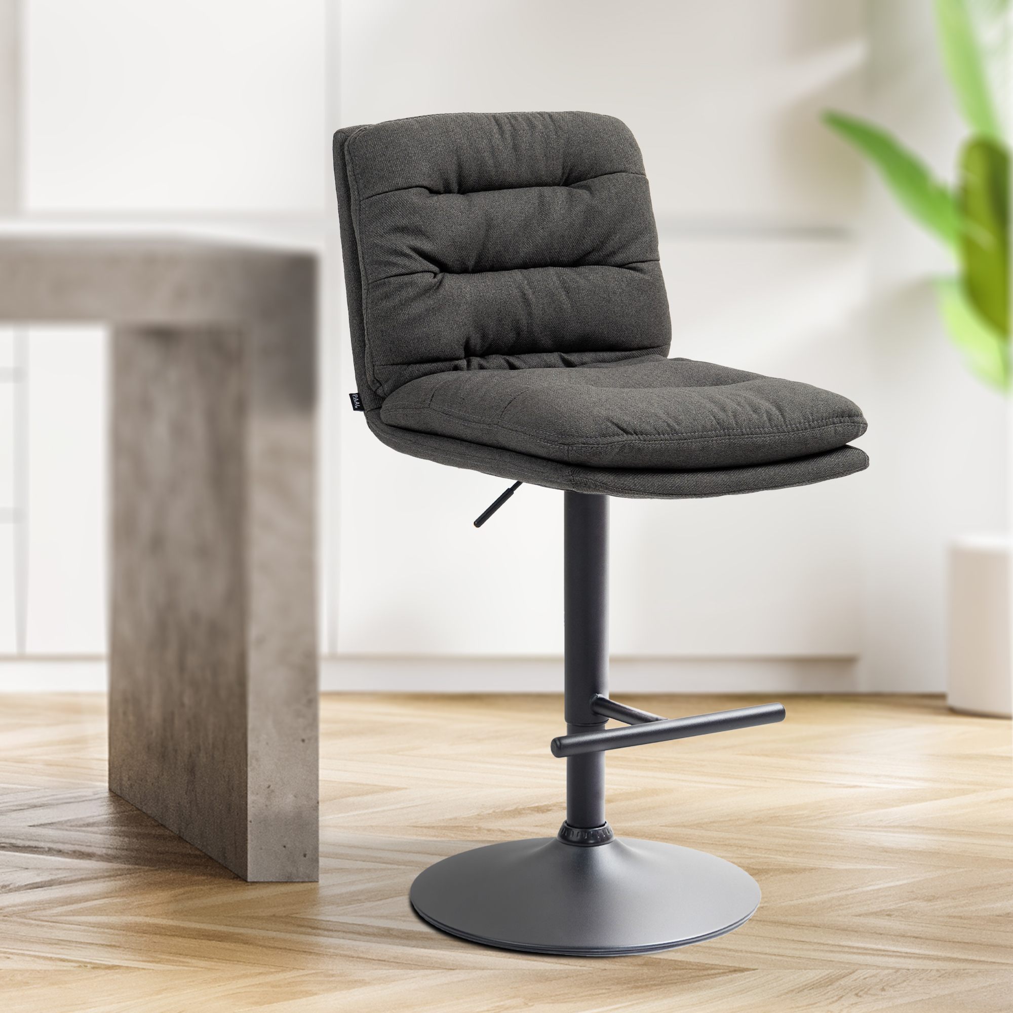 2er Set Barhocker Damar Stoff