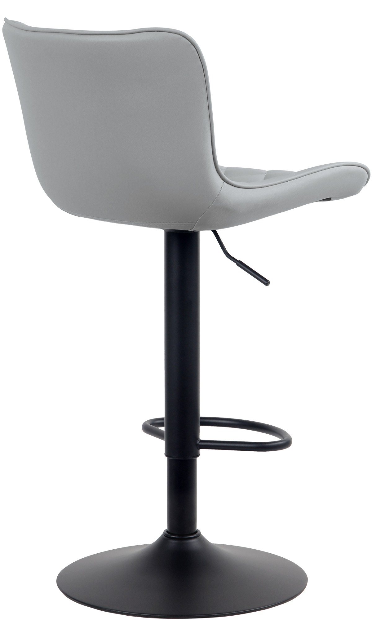 Barhocker Emma grau Kunstleder