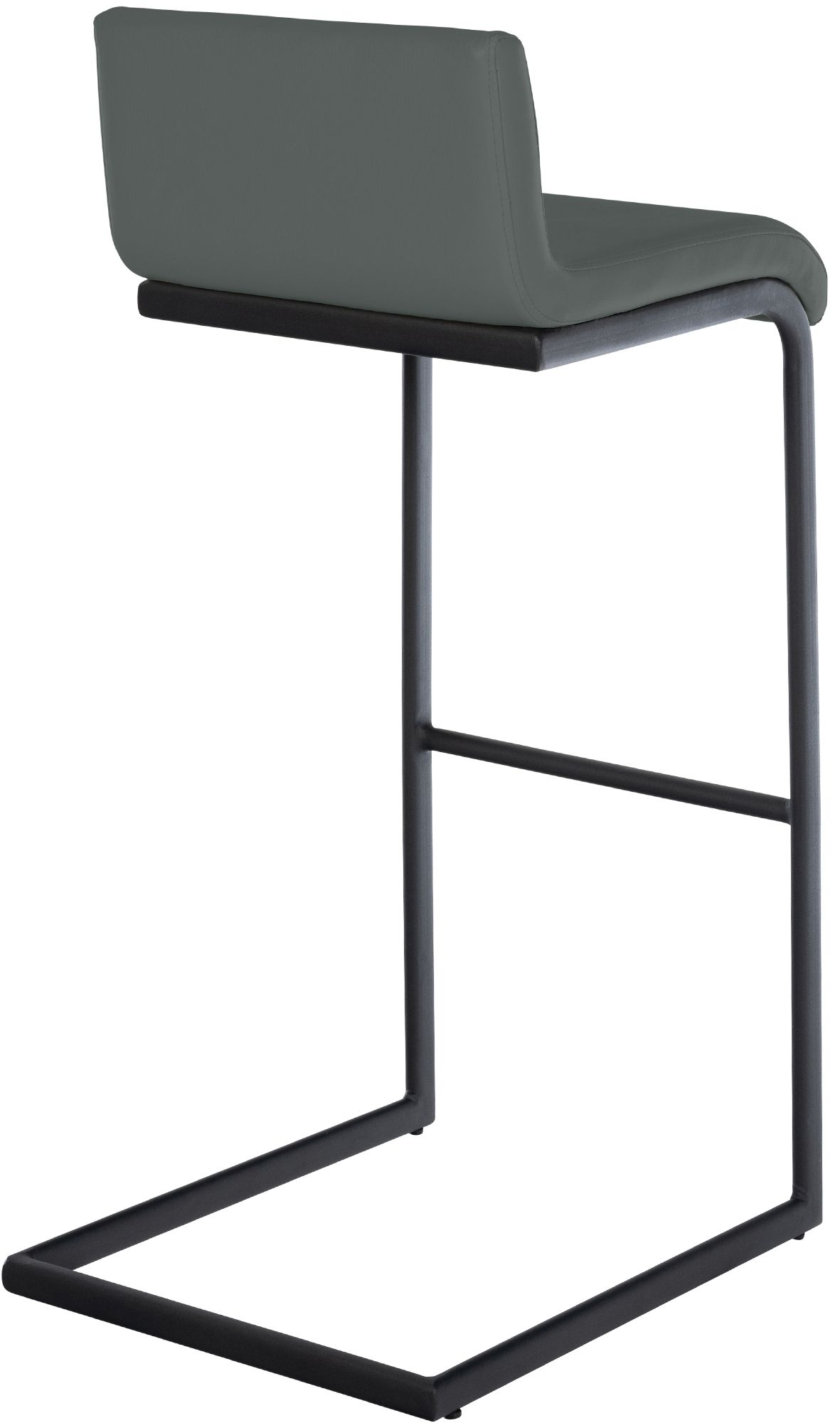 2er Set Barhocker Newport schwarzes Metallgestell